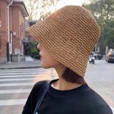 ブラウン | 【7170】ストローバケットハット | SneepDip