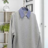 ネイビー | 【7234】ストライプ付け襟 | SneepDip