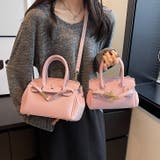 ピンク | 【7249-7250】エコレザー2WAYバッグ	 | SneepDip