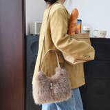 ベージュ | 【7275】エコファー2WAYバッグ	 | SneepDip