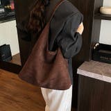 ブラウン | 【7276】ポーチつきフェイクスエードバッグ	 | SneepDip