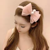 【7283】パール×ビッグリボンカチューシャ	 | SneepDip | 詳細画像3 