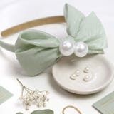 【7283】パール×ビッグリボンカチューシャ	 | SneepDip | 詳細画像8 