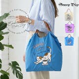 【7312】のびねこ刺繍エコバッグ | SneepDip | 詳細画像1