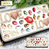 ホワイト | 【9976lv】LOVEビジューロングウォレット | SneepDip