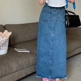 デニムロングスカートタイトジーンズスカートデザイン不規則 | 17kg | 詳細画像12