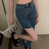 デニムロングスカートタイトジーンズスカートデザイン不規則 | 17kg | 詳細画像13