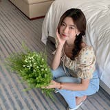 【赤字覚悟!処分セール】トップスブラウスパフスリーブスクエアネック花柄オシャレ | 17kg | 詳細画像29