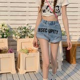 【赤字覚悟！処分セール】デニムショートパンツAラインハイウエスト | 17kg | 詳細画像16 