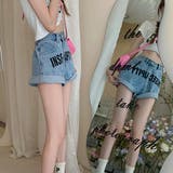 【赤字覚悟！処分セール】デニムショートパンツAラインハイウエスト | 17kg | 詳細画像5 