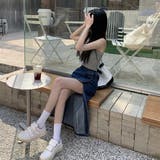 デニムロングスカートタイトジーンズスカートデザインハイウエスト不規則 | 17kg | 詳細画像16 