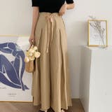 【赤字覚悟！処分セール】ワイドパンツキュロットAラインガウチョパンツ弾性ウエスト… | 17kg | 詳細画像3 