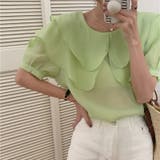 【赤字覚悟！処分セール】トップスシースルーシフォンシャツ半袖カジュアル日焼け止め… | 17kg | 詳細画像11 