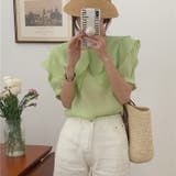 【赤字覚悟！処分セール】トップスシースルーシフォンシャツ半袖カジュアル日焼け止め… | 17kg | 詳細画像12 