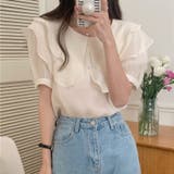 【赤字覚悟！処分セール】トップスシースルーシフォンシャツ半袖カジュアル日焼け止め… | 17kg | 詳細画像3 