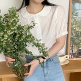 【赤字覚悟！処分セール】トップスシースルーシフォンシャツ半袖カジュアルオシャレ | 17kg | 詳細画像12 