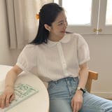 【赤字覚悟！処分セール】トップスシースルーシフォンシャツ半袖カジュアルオシャレ | 17kg | 詳細画像14 