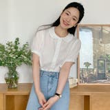 【赤字覚悟！処分セール】トップスシースルーシフォンシャツ半袖カジュアルオシャレ | 17kg | 詳細画像2 