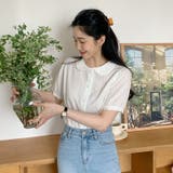 【赤字覚悟！処分セール】トップスシースルーシフォンシャツ半袖カジュアルオシャレ | 17kg | 詳細画像8 