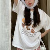 【赤字覚悟！処分セール】トップスＴシャツ短丈半袖カジュアルへそ出しロゴオシャレ | 17kg | 詳細画像15 
