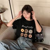 【赤字覚悟！処分セール】トップスＴシャツ短丈半袖カジュアルへそ出しロゴオシャレ | 17kg | 詳細画像7 