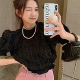 【SHOPLIST限定】トップスブラウスパフスリーブ | 17kg | 詳細画像10 
