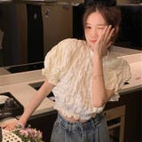 【SHOPLIST限定】トップスブラウスパフスリーブ | 17kg | 詳細画像2 
