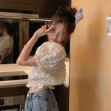 【SHOPLIST限定】トップスブラウスパフスリーブ | 17kg | 詳細画像5 