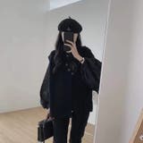 【赤字覚悟！処分セール】カジュアルベスト付きパフスリーブシャツセットアップ | 17kg | 詳細画像12 