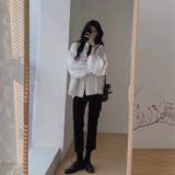 【赤字覚悟！処分セール】カジュアルベスト付きパフスリーブシャツセットアップ | 17kg | 詳細画像5 