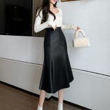 【赤字覚悟！処分セール】韓国ファッション秋冬マーメイドひざ丈スカート | 17kg | 詳細画像13 