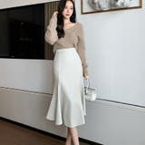 【赤字覚悟！処分セール】韓国ファッション秋冬マーメイドひざ丈スカート | 17kg | 詳細画像4 