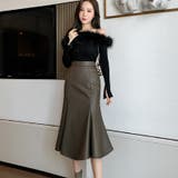 【赤字覚悟！処分セール】韓国ファッション秋冬マーメイドひざ丈スカート | 17kg | 詳細画像8 