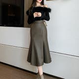 【赤字覚悟！処分セール】韓国ファッション秋冬マーメイドひざ丈スカート | 17kg | 詳細画像9 