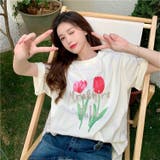 【赤字覚悟！処分セール】トップスＴシャツ半袖カジュアル花柄ロゴオシャレ | 17kg | 詳細画像9 