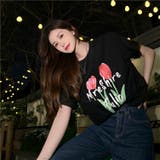 【赤字覚悟！処分セール】トップスＴシャツ半袖カジュアル花柄ロゴオシャレ | 17kg | 詳細画像20 