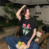 【赤字覚悟！処分セール】トップスＴシャツ半袖カジュアル花柄ロゴオシャレ | 17kg | 詳細画像24 