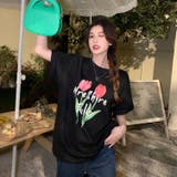 【赤字覚悟！処分セール】トップスＴシャツ半袖カジュアル花柄ロゴオシャレ | 17kg | 詳細画像30 