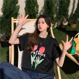 【赤字覚悟！処分セール】トップスＴシャツ半袖カジュアル花柄ロゴオシャレ | 17kg | 詳細画像32 