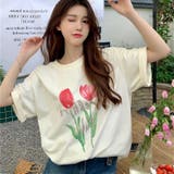 【赤字覚悟！処分セール】トップスＴシャツ半袖カジュアル花柄ロゴオシャレ | 17kg | 詳細画像38 