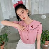 【赤字覚悟!処分セール】トップス刺繍シャツブラウスパフスリーブⅤネックオシャレ | 17kg | 詳細画像9