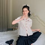 【赤字覚悟!処分セール】トップス刺繍シャツブラウスパフスリーブⅤネックオシャレ | 17kg | 詳細画像15