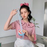 【赤字覚悟!処分セール】トップス刺繍シャツブラウスパフスリーブⅤネックオシャレ | 17kg | 詳細画像2