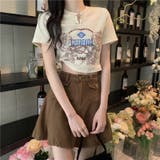 【SHOPLIST限定】トップスＴシャツ半袖Ⅴネックロゴオシャレ【ピン無し】 | 17kg | 詳細画像4 