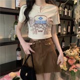 【SHOPLIST限定】トップスＴシャツ半袖Ⅴネックロゴオシャレ【ピン無し】 | 17kg | 詳細画像8 