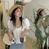 【赤字覚悟!処分セール】トップスレースブラウスクルーネック女性らしい | 17kg | 詳細画像15