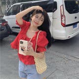 【赤字覚悟!処分セール】トップスレースブラウスクルーネック女性らしい | 17kg | 詳細画像19