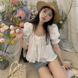 【赤字覚悟!処分セール】トップスレースブラウスクルーネック女性らしい | 17kg | 詳細画像8