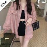 【SHOPLIST限定】シャツシースルートップス日焼け止め服カジュアルビッグシャ… | 17kg | 詳細画像1 
