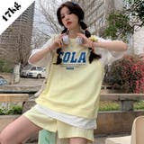 Ｔシャツ+ミニパンツ2点セットフェイクレイヤードトップスカジュアル | 17kg | 詳細画像1 